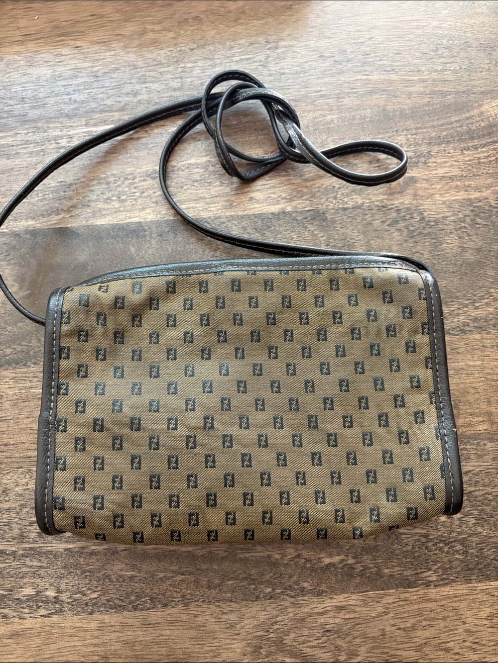 Fendi Vintage FF Zucchino Crossbody Bag - Picture 5 of 7